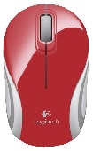  (910-002737) Logitech Wireless Mini Mouse M187, Red