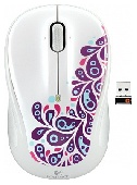  (910-003021) Logitech Wireless Mouse M325 White Paisley White