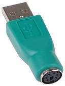  USB (M) -> PS/2 (F)